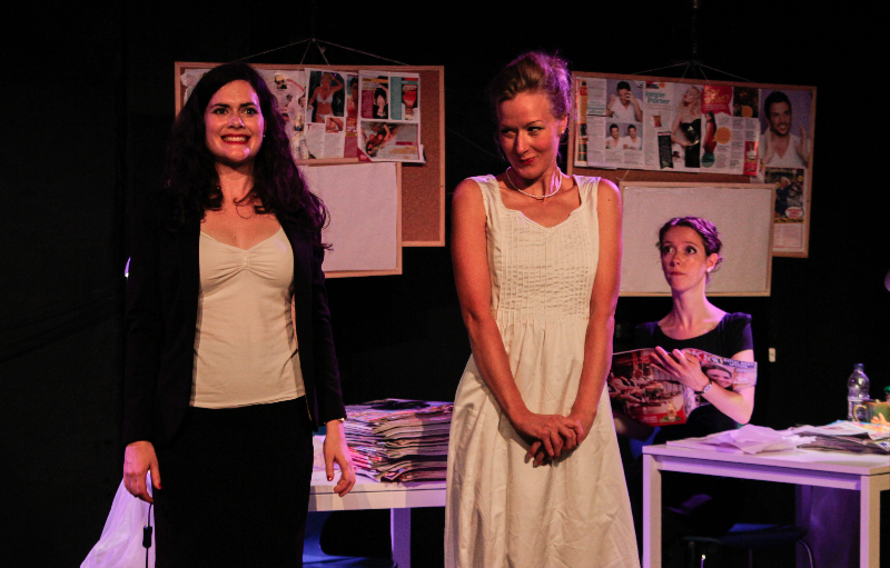 Norah King, Sarah Minns and Cathy Bell